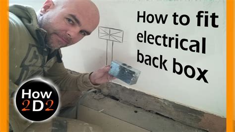 electric plug back box|how to replace electrical box.